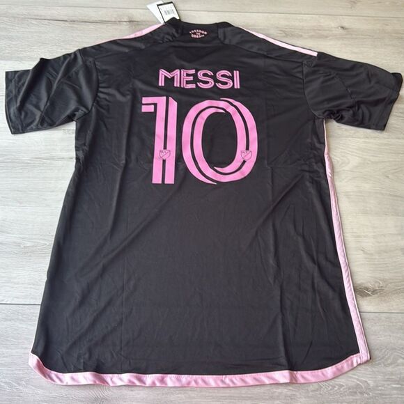 Adidas Lionel Messi Inter Miami CF 2022/23 Black Authentic Jersey Large Nwt - Picture 6 of 8